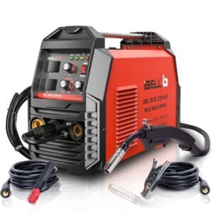 İBELL M220-81 Digital MIG/MAG/MMA Welder | 220A, 3-in-1  Multiprocess Welding Machine | Gas & Gasless Compatible