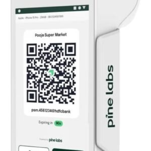 Pine Labs Touch Android POS Terminal | Accept All Payments -  Credit Card, Debit Card, UPI, QR Code | 5" HD Touchscreen EDC  Machine | Built-in Thermal Printer | 4G + Wi-Fi | Card Swipe &  billing machine